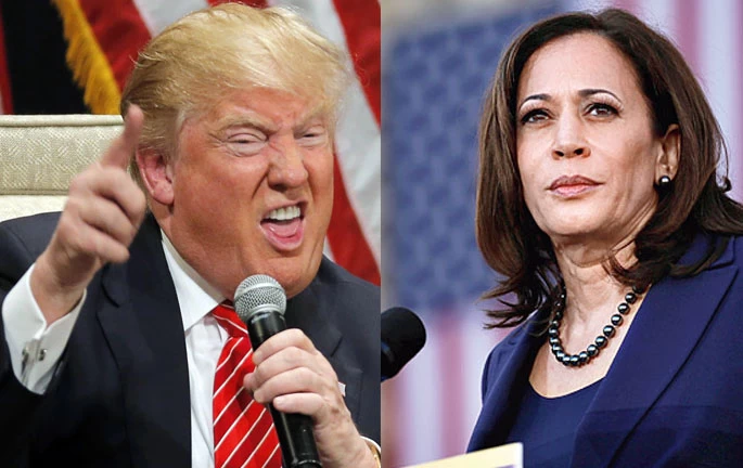 কমলা হ্যারিসের বিরূদ্ধে ট্রাম্পের অভিযোগ