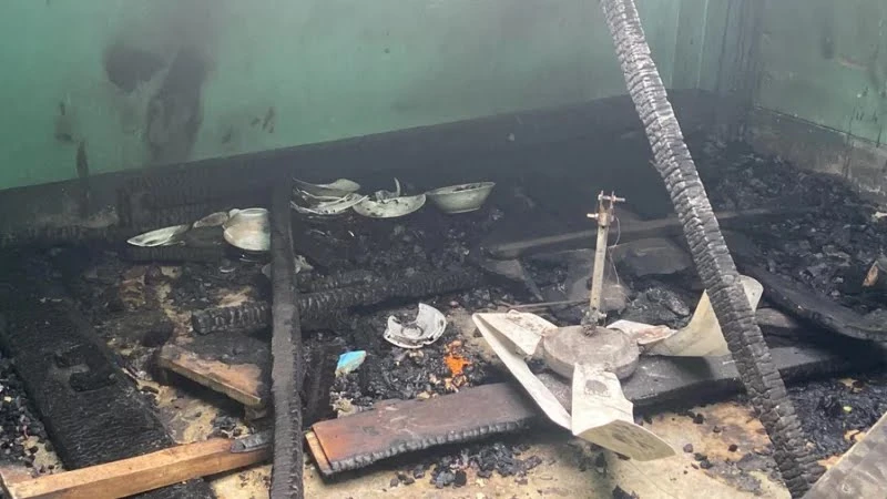 শ্রীপুরে বসতঘরে অগ্নিকান্ডে অর্ধকোটি টাকার ক্ষতি